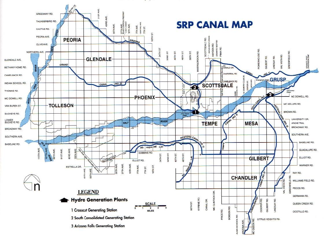 Phoenix canal sistemului hartă