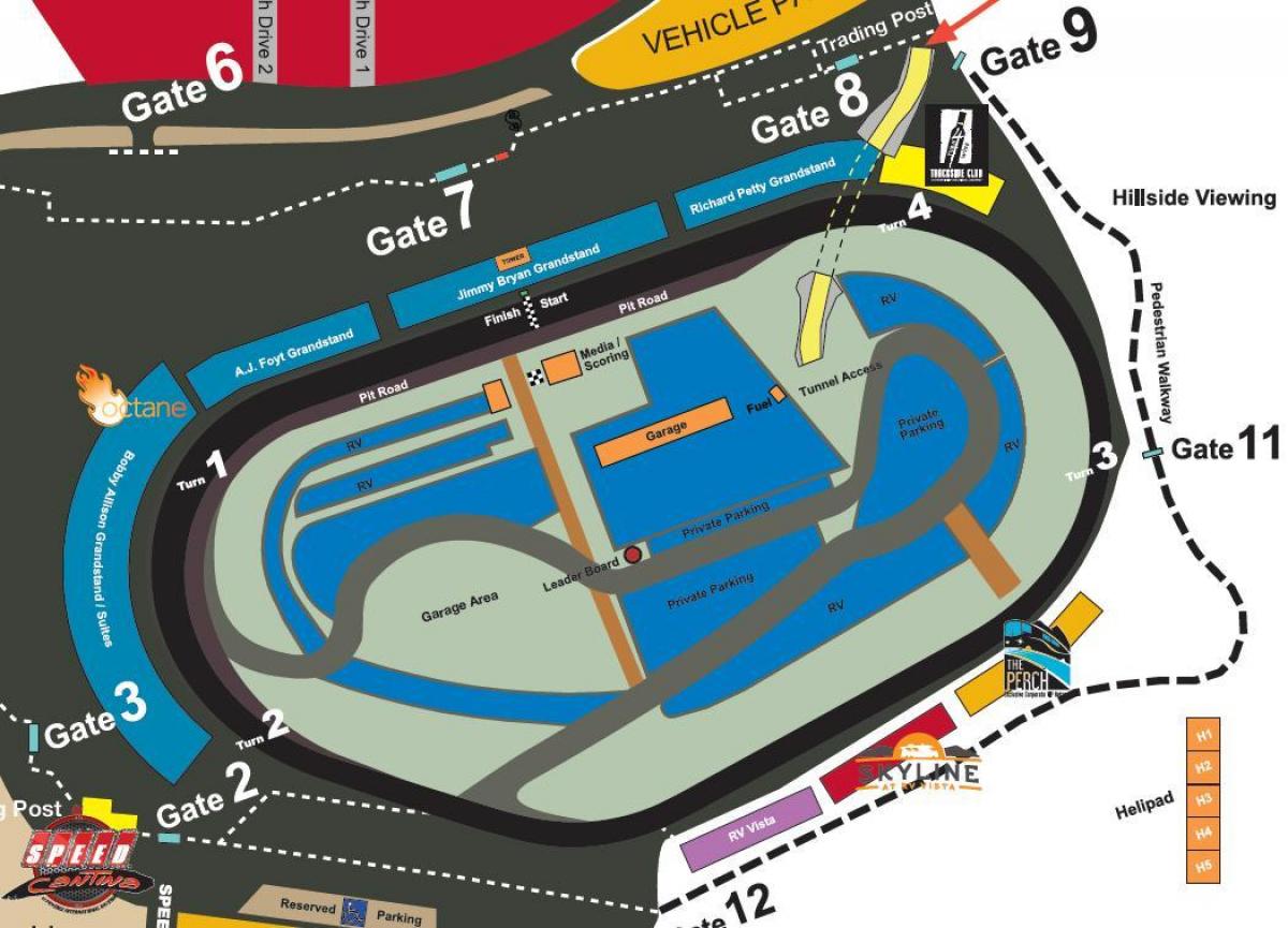 Phoenix raceway hartă
