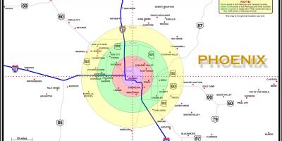 Harta zona Phoenix