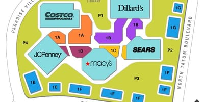 Harta paradise Valley mall