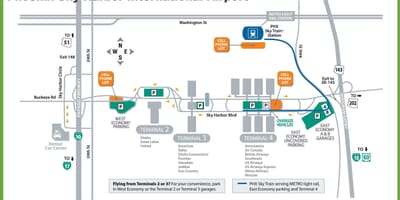 Harta Phoenix aeroport