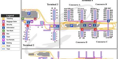 Sky harbor airport terminal hartă