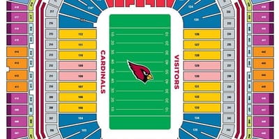 Harta university of Phoenix stadium